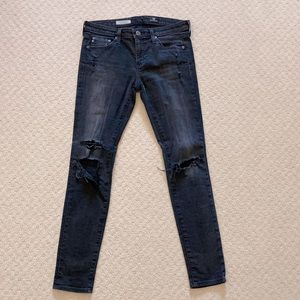 AG Legging Ankle gray denim